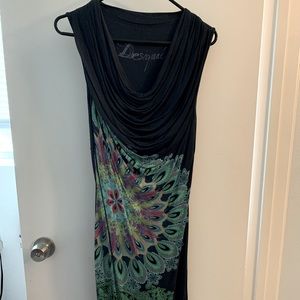 Desigual blue and peacock dress.